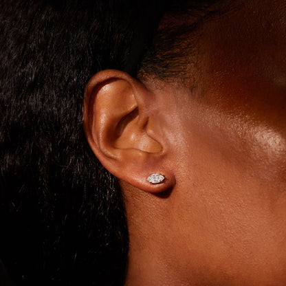 Pendientes elegantes con diamantes F+/VS1+