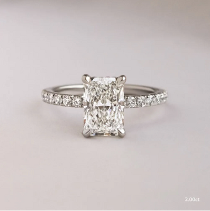 Anillo de Compromiso Radiant Diamond · 2.00 ct