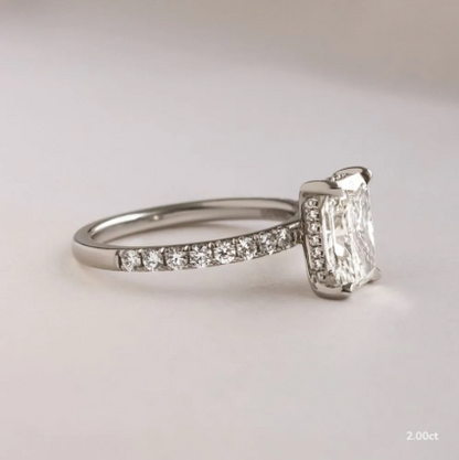 Anillo de Compromiso Radiant Diamond · 2.00 ct