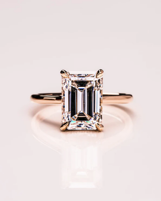 Anillo de Compromiso Emerald Solitaire Diamond · 1.50 ct