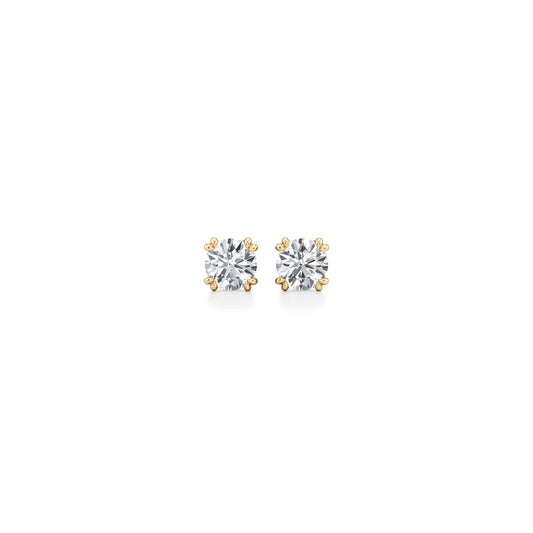 Pendientes stud con diamantes de laboratorio de 1 ct — Amelia Maia