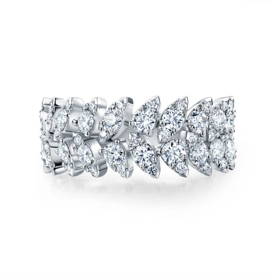 Anillo escultural con diamantes 1.55 ct — Amelia Maia.