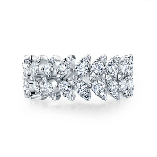 Anillo escultural con diamantes 1.55 ct — Amelia Maia.