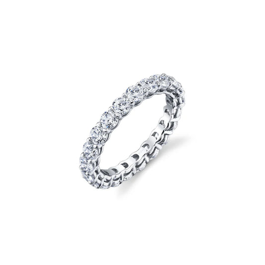 Anillo eternity una hilera con diamantes 1.2 ct F+/VS1+ — Amelia Maia.