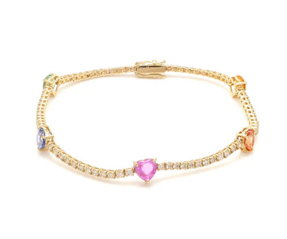 Joya romántica en oro o plata con fancy diamonds — Amelia Maia.